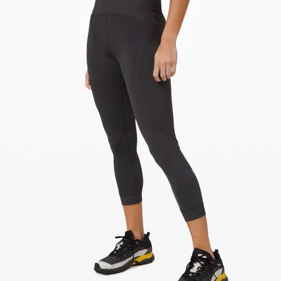 Lululemon Train Free High-Rise Crop 23" - Graphite Grey - Size 6 - Picture 2 of 7